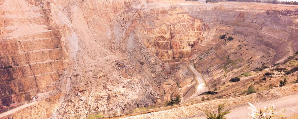 Picture of a mining landscape 